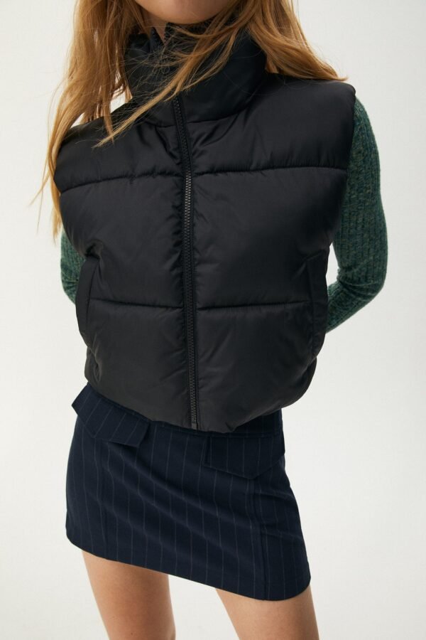 Nylon Puffer Gilet - Image 3