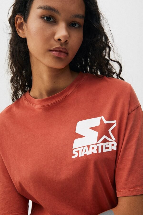 Blue Starter Logo T-shirt - Image 3