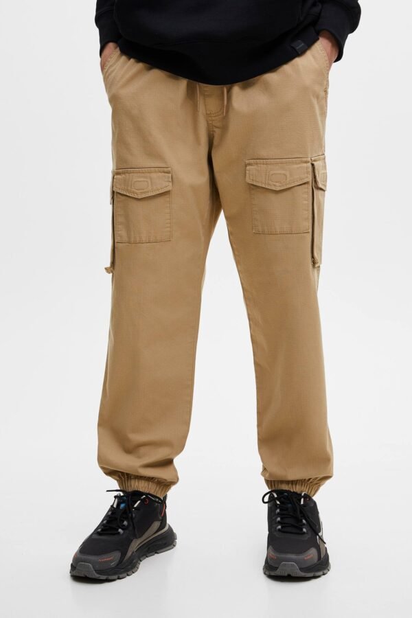 Ripstop Cargo Trousers With Pockets - Image 3